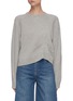 Main View - Click To Enlarge Main View - Click To Enlarge - REMAIN - Beni' asymmetric drape detail merino wool sweater
