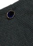 Detail View - Click To Enlarge - REMAIN - Bordeaux' checked wool blend skirt