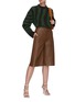 Figure View - Click To Enlarge - REMAIN - 'Bocca' leather culotte shorts