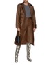 Figure View - Click To Enlarge - REMAIN - Pirello' belted leather trench coat