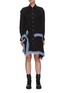 Main View - Click To Enlarge - KOCHE - Contrast lace trim shirt dress