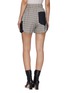 Back View - Click To Enlarge - TIBI - SANA' Panel Chest Pocket Check Playsuit