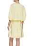 Back View - Click To Enlarge - TIBI - 'GEMMA' Balloon Sleeve Cape Overlay Dress