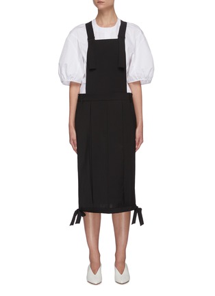 Main View - Click To Enlarge - TIBI - Overall wool blend skirt