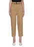 Main View - Click To Enlarge - TIBI - 'Myriam' twill double waist sculpted pants