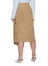Back View - Click To Enlarge - TIBI - 'Myriam' twill patch pocket snap skirt