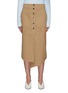 Main View - Click To Enlarge - TIBI - 'Myriam' twill patch pocket snap skirt