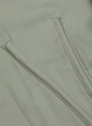 Detail View - Click To Enlarge - TIBI - Belted corset shirtdress