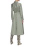 Back View - Click To Enlarge - TIBI - Belted corset shirtdress
