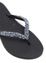 Detail View - Click To Enlarge - UZURII - Precious Classic crystal embellished thong sandals