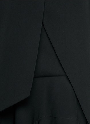 Detail View - Click To Enlarge - PREEN BY THORNTON BREGAZZI - Front overlay asymmetrical skirt 