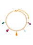 Main View - Click To Enlarge - JOOMI LIM - Multi-coloured crystal charms choker