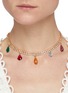 Figure View - Click To Enlarge - JOOMI LIM - Multi-coloured crystal charms choker