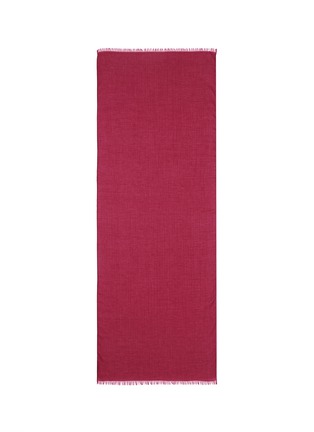 Main View - Click To Enlarge - LANVIN - Woven intial cotton scarf