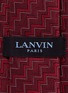 Detail View - Click To Enlarge - LANVIN - Diagonal chevron stripe silk tie