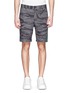 Main View - Click To Enlarge - MONCLER - Side band camouflage shorts