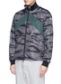 Front View - Click To Enlarge - MONCLER - 'Gauguin' camouflage reversible jacket
