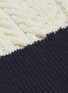  - THOM BROWNE  - 'Funmix' cable knit long cardigan