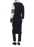 Back View - Click To Enlarge - THOM BROWNE  - 'Funmix' cable knit long cardigan