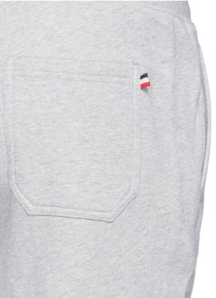 Detail View - Click To Enlarge - MONCLER - Drawstring cotton French terry sweatpants