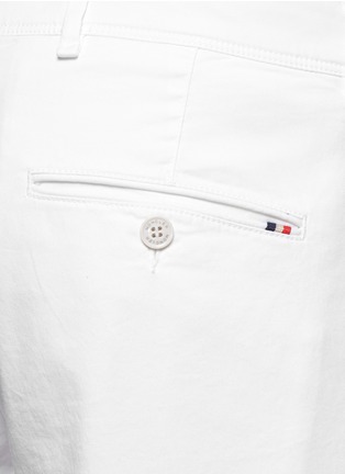 Detail View - Click To Enlarge - MONCLER - 'Pantalone' garment dye cotton shorts