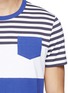 Detail View - Click To Enlarge - MONCLER - Contrast stripe cotton T-shirt