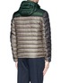 Back View - Click To Enlarge - MONCLER - 'Arsenal' hooded down jacket