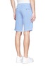 Back View - Click To Enlarge - MONCLER - 'Pantalone' garment dye cotton shorts