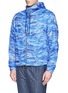 Front View - Click To Enlarge - MONCLER - 'Gobert' camouflage mesh reversible jacket