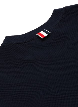  - THOM BROWNE - Stripe side rib T-shirt