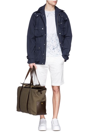 Figure View - Click To Enlarge - MONCLER - 'Maglia' paint splatter cotton T-shirt