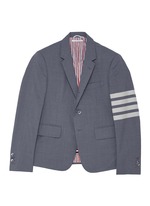 THOM BROWNE | Four bar plain weave blazer | Men | Lane Crawford
