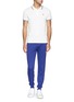 Figure View - Click To Enlarge - MONCLER - Drawstring cotton French terry sweatpants