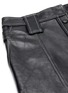 Detail View - Click To Enlarge - GANNI - A-line lamb leather skirt