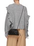 Front View - Click To Enlarge - BOTTEGA VENETA - 'THE POUCH' WOVEN LEATHER CLUTCH