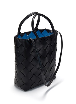 Detail View - Click To Enlarge - BOTTEGA VENETA - 'Maxi Cabat' Crossbody Strap Intrecciato Leather Tote Bag