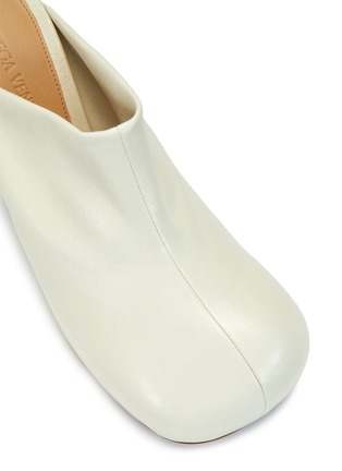 Detail View - Click To Enlarge - BOTTEGA VENETA - LAMBSKIN LEATHER PLATFORM MULES