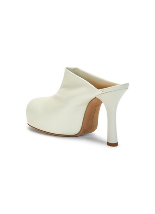 Detail View - Click To Enlarge - BOTTEGA VENETA - LAMBSKIN LEATHER PLATFORM MULES