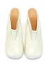 Figure View - Click To Enlarge - BOTTEGA VENETA - LAMBSKIN LEATHER PLATFORM MULES