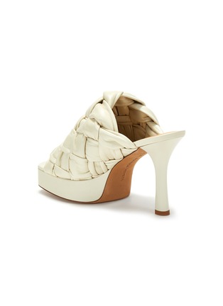 Detail View - Click To Enlarge - BOTTEGA VENETA - Intrecciato leather square toe sandals