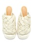 Figure View - Click To Enlarge - BOTTEGA VENETA - Intrecciato leather square toe sandals