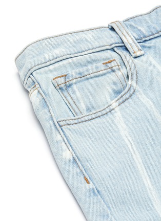  - J BRAND - 'Ruby' paint strokes cropped cigarette jeans