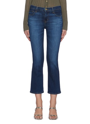 Main View - Click To Enlarge - J BRAND - 'Selena' mid rise crop boot jeans