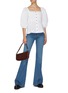 Figure View - Click To Enlarge - J BRAND - 'Valentina' medium wash flare jeans