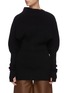 Main View - Click To Enlarge - LOW CLASSIC - Asymmetric neck ribbed sweater