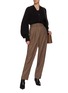 Figure View - Click To Enlarge - LOW CLASSIC - Pleated tailored pants