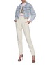 Figure View - Click To Enlarge - FIORUCCI - Logo embroidered angel print jogging pants