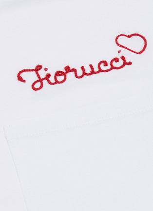  - FIORUCCI - Embroidered logo patch pocket T-shirt