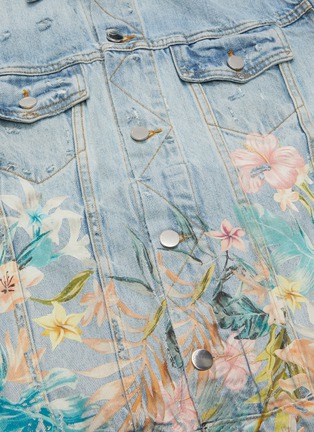  - AMIRI - Floral print denim jacket