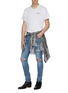Figure View - Click To Enlarge - AMIRI - Thrasher Plus' distressed skinny jeans